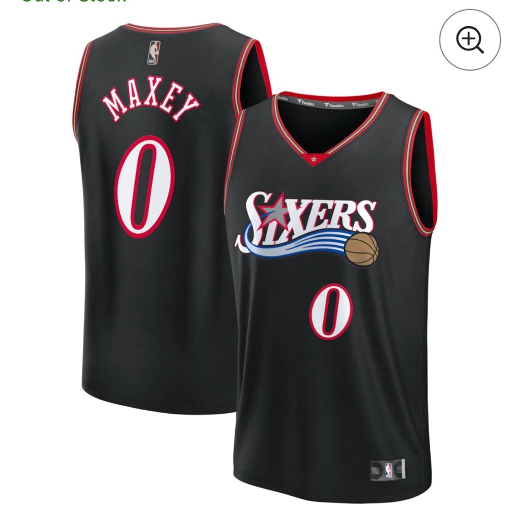 NBA Black and Red Kids Jersey